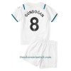 Conjunto (Camiseta+Pantalón Corto) Manchester City Ilkay Gundogan 8 Segunda Equipación 2021/22 - Niño